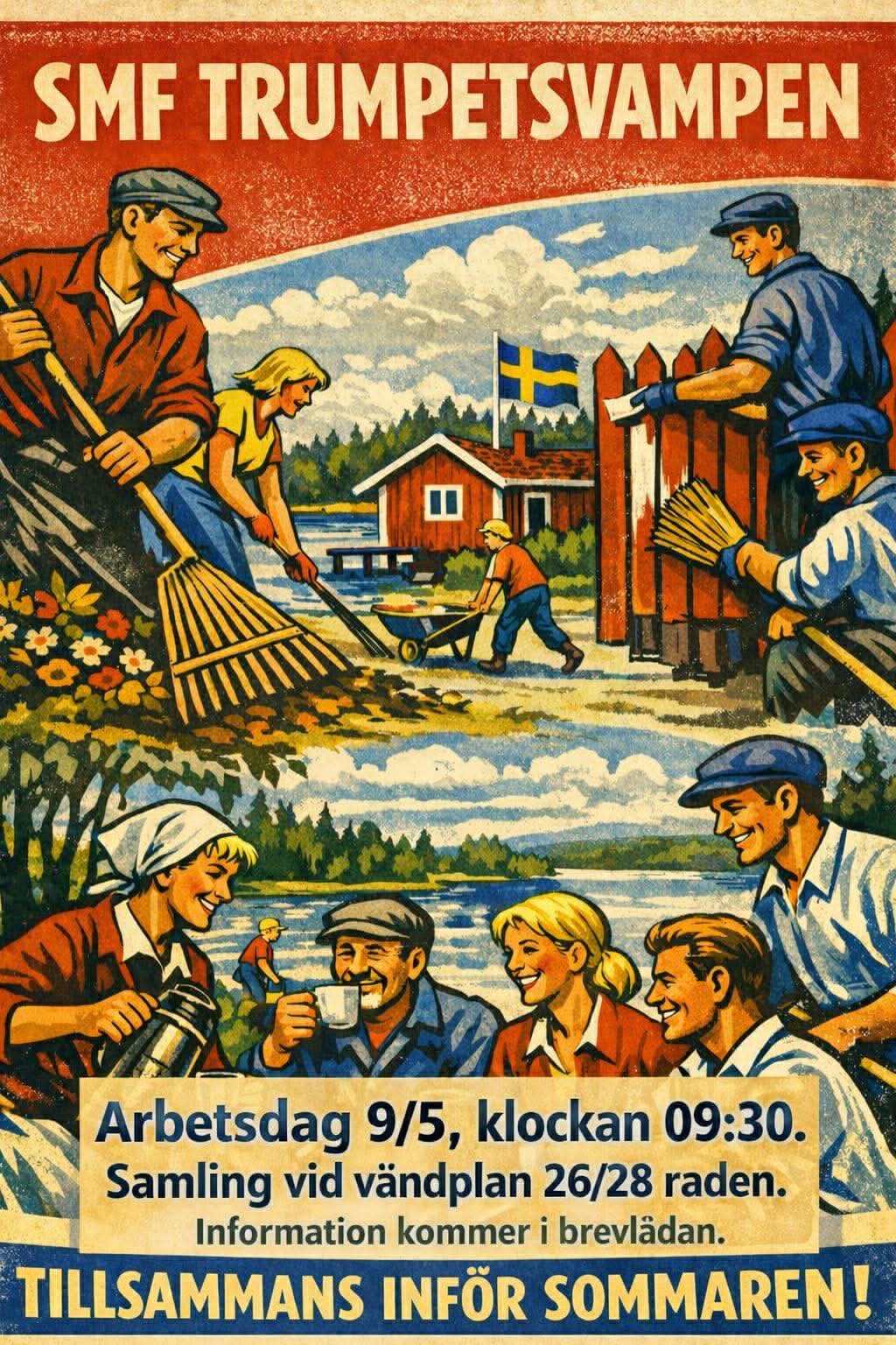 Information kring vattenmätare och städdagen 